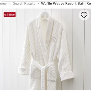 Pottery barn waffle robe. Never worn.